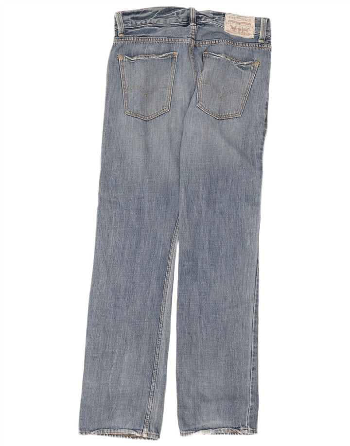 Levi's Straight Jeans til mænd W32 L34 blå bomuld