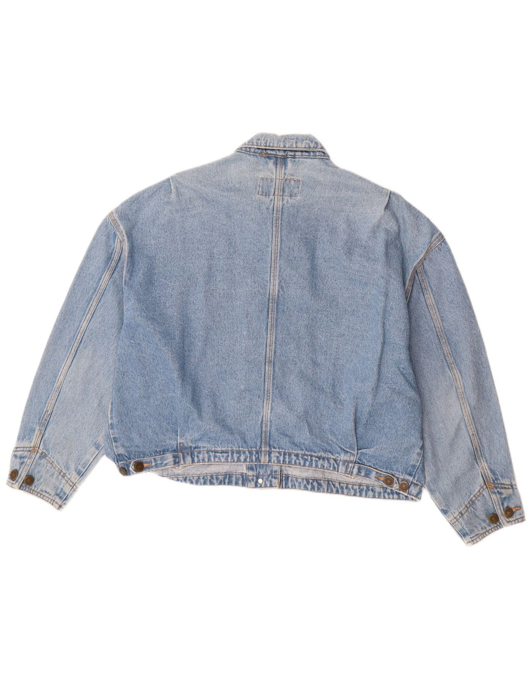 EDDIE BAUER Dame Oversized denimjakke UK 14 Medium Blue Cotton