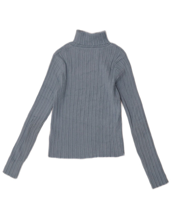 Zara piger rullehals sweater 11-12 år blå viskose