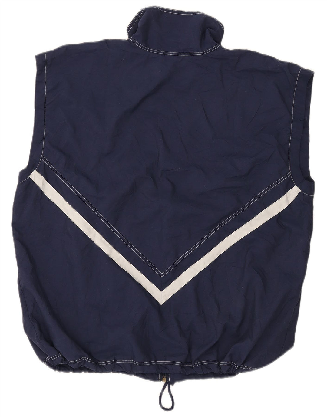 Aktiv Herre Ærmeløs træningsdragt Top jakke Small Navy Blue Colourblock