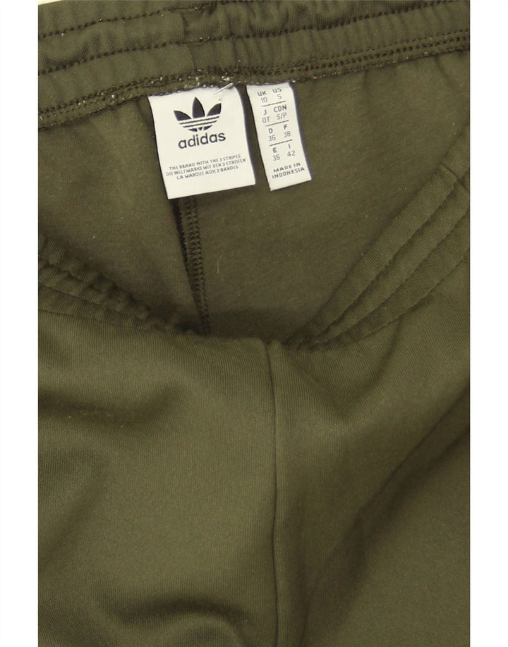 Adidas Dame træningsdragt Bukser UK 10 Small Khaki Polyester