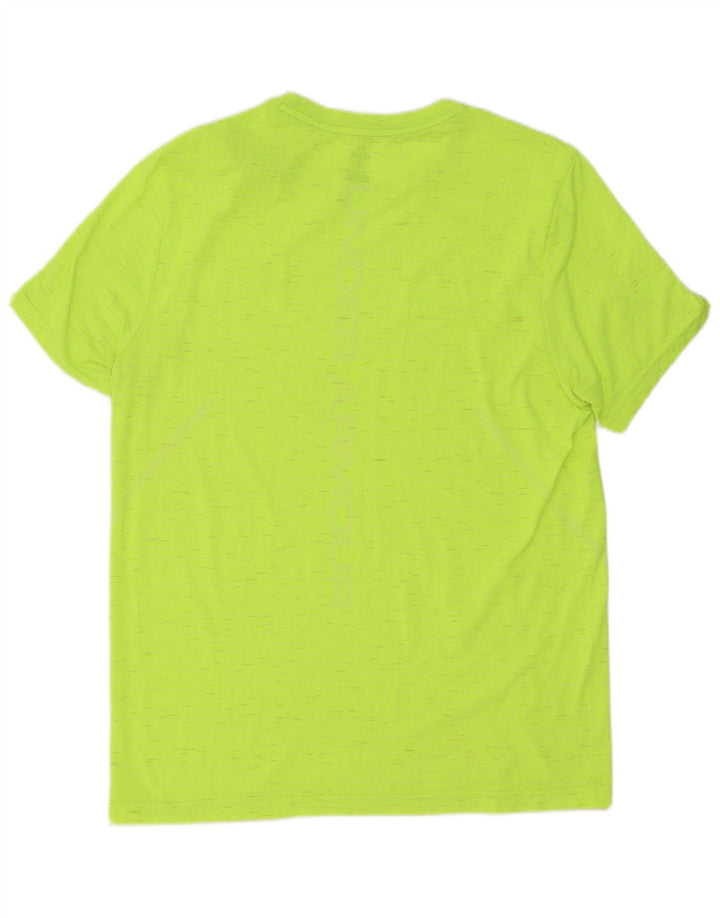 Under Armour Herre Fitted T-Shirt Top Stor Gul Flecked