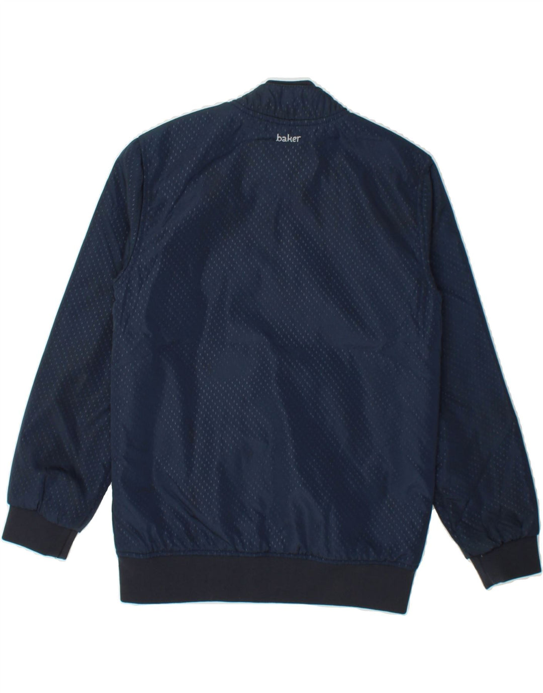 TED BAKER Girls Bomber Jacket 9-10 Years Navy Blue Spotted Polyester Vintage Ted Baker and Second-Hand Ted Baker from Messina Hembry 