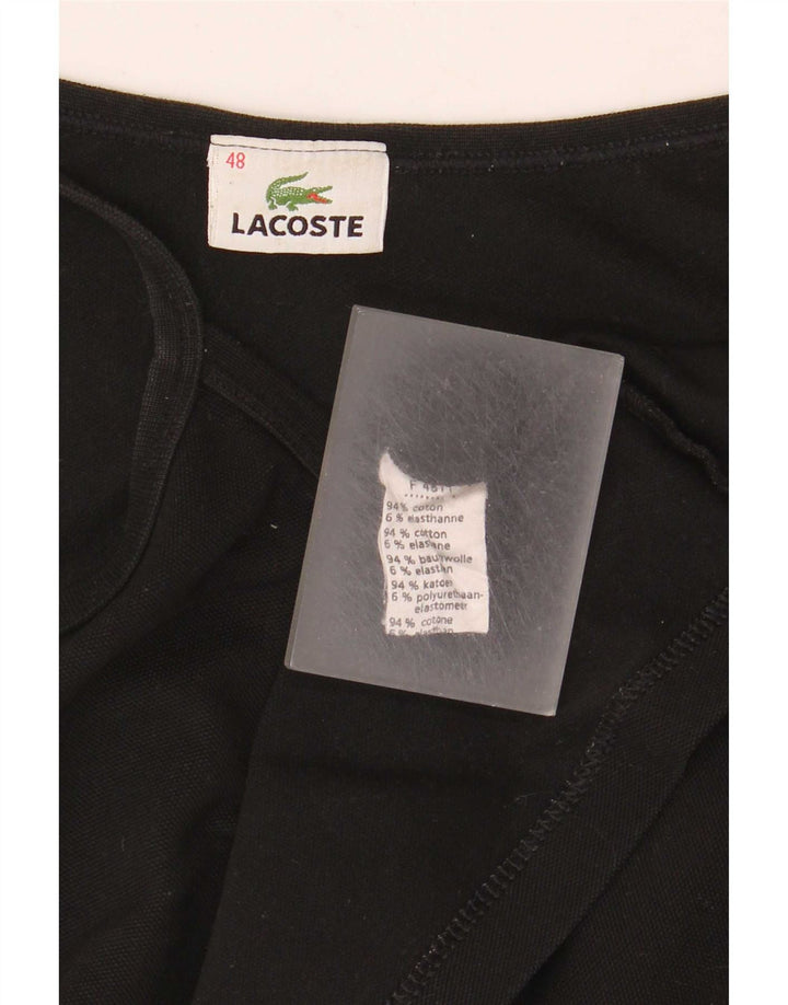 Lacoste Dame Cami Top Størrelse 48 XL Sort Bomuld