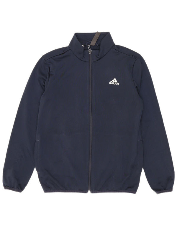 Adidas Boys Primegreen Grafisk træningsdragt Topjakke 9-10 år Marineblå