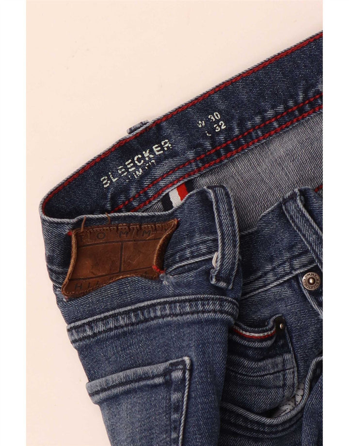 Tommy Hilfiger Dame Bleecker Slim Jeans W30 L32 Blå Bomuld