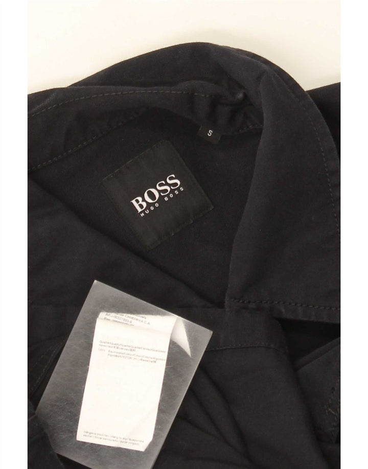 Hugo Boss Herre Utility Jacket UK 36 Small Navy Blue Cotton