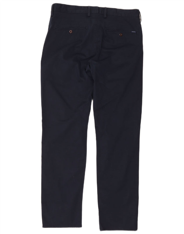 Gant Straight Regular Chino Bukser W36 L31 Marineblå