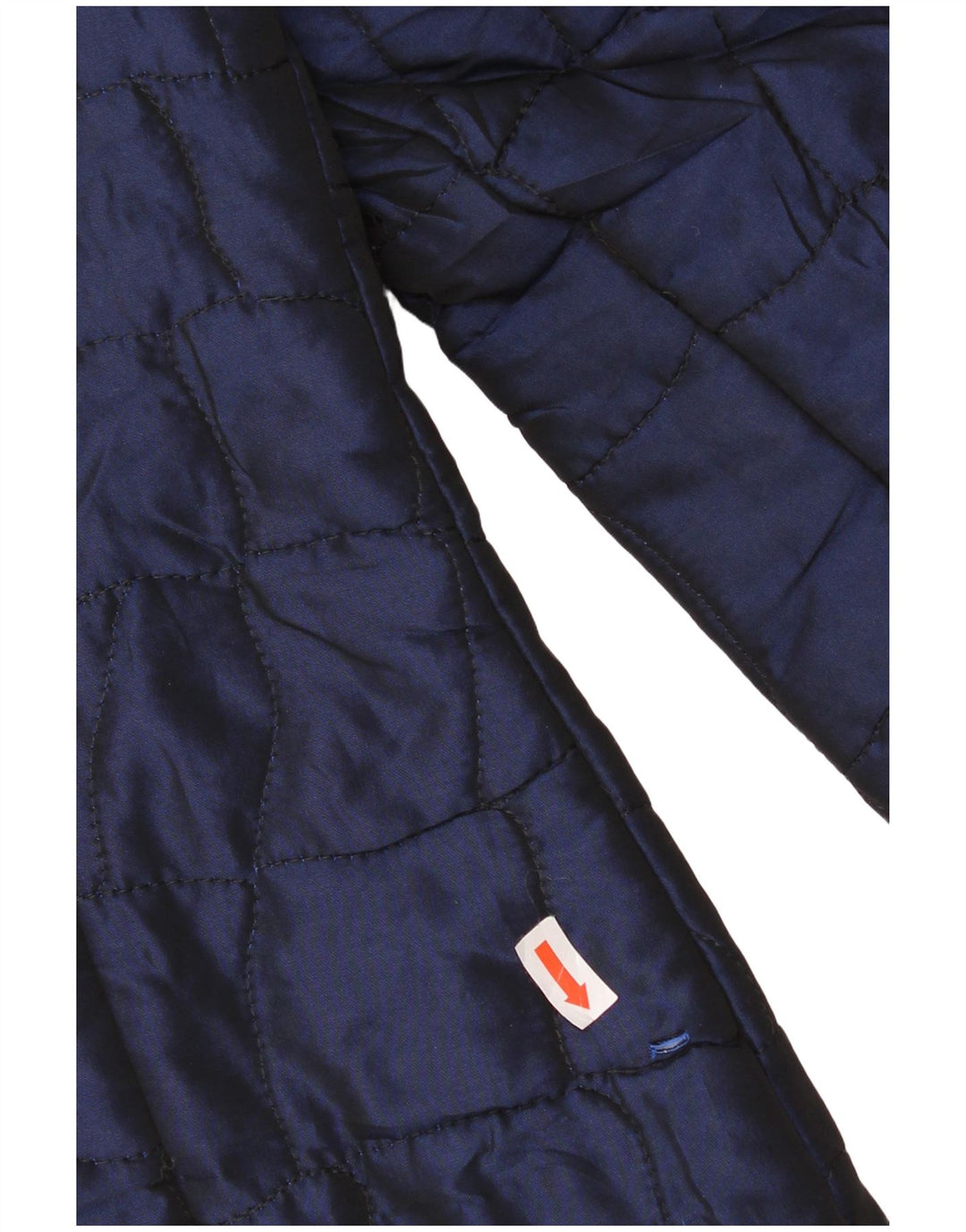 Mariella Burani Quiltet jakke til kvinder UK 12 Medium Navy Blue
