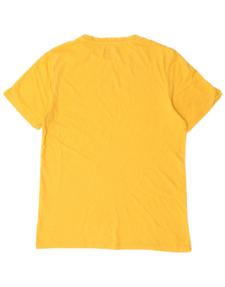 Jack & Jones Herre grafisk T-shirt top lille gul bomuld