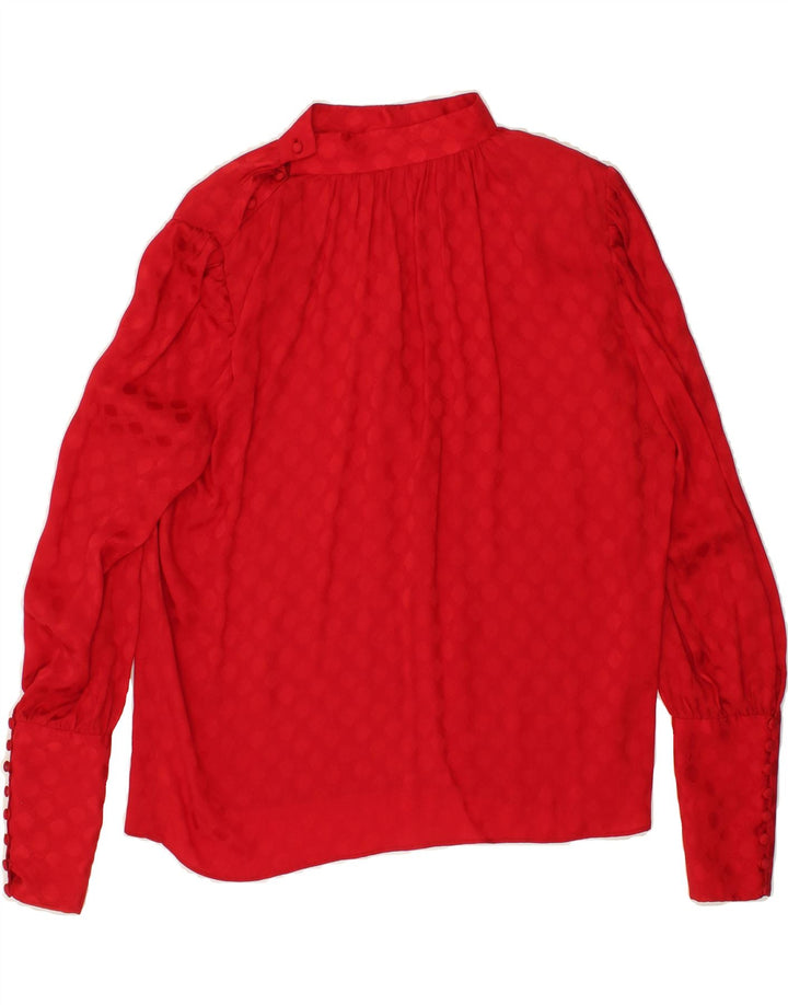 VINTAGE Womens Blouse Top UK 20 2XL Red Polka Dot Vintage Vintage and Second-Hand Vintage from Messina Hembry 