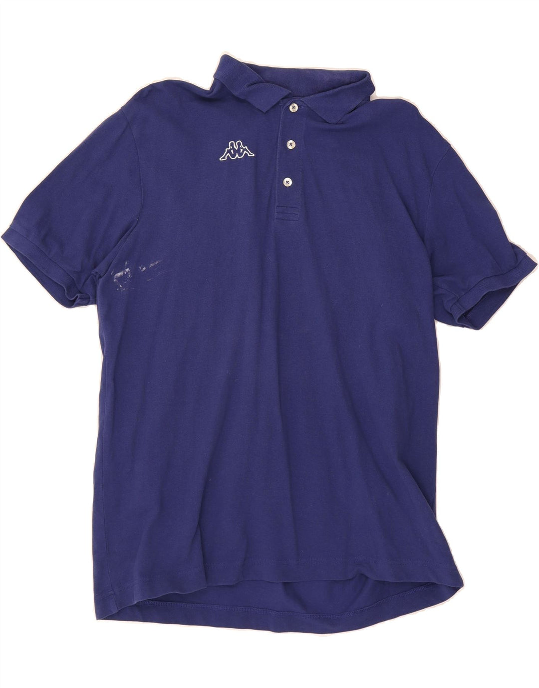 KAPPA Mens Graphic Polo Shirt 2XL Navy Blue Cotton Vintage Kappa and Second-Hand Kappa from Messina Hembry 