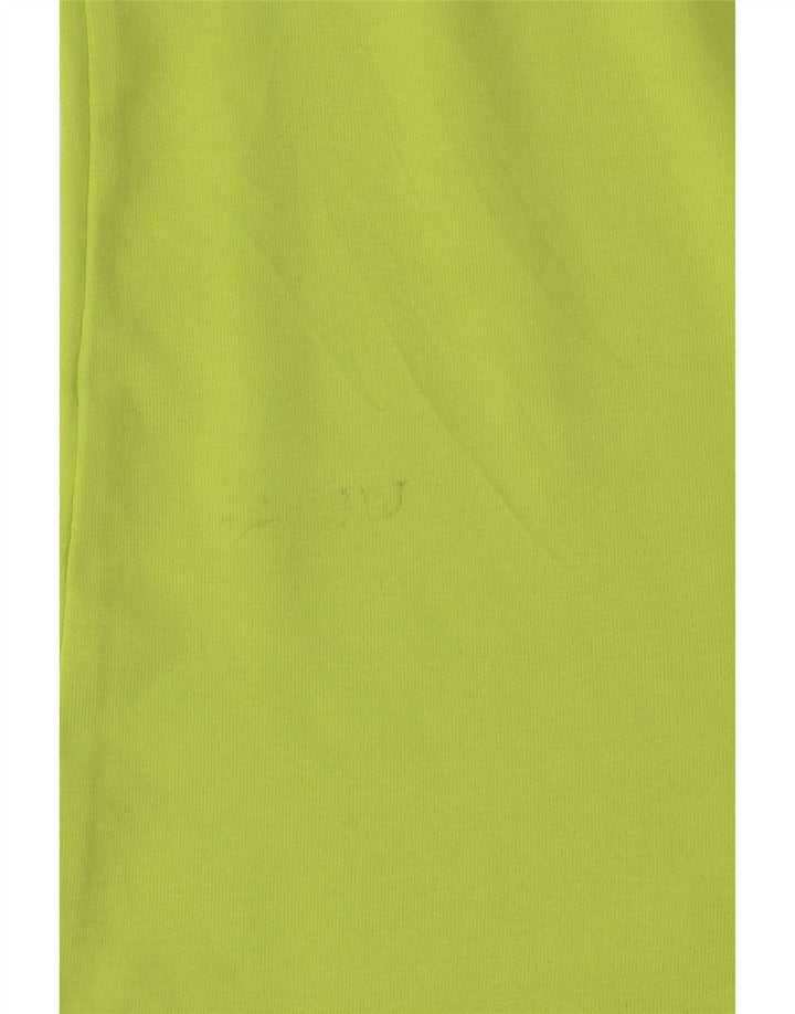 BENETTON Damevest Top UK 14 Stor Grøn Bomuld