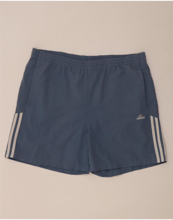 Adidas Sportsshorts til mænd store blå polyester