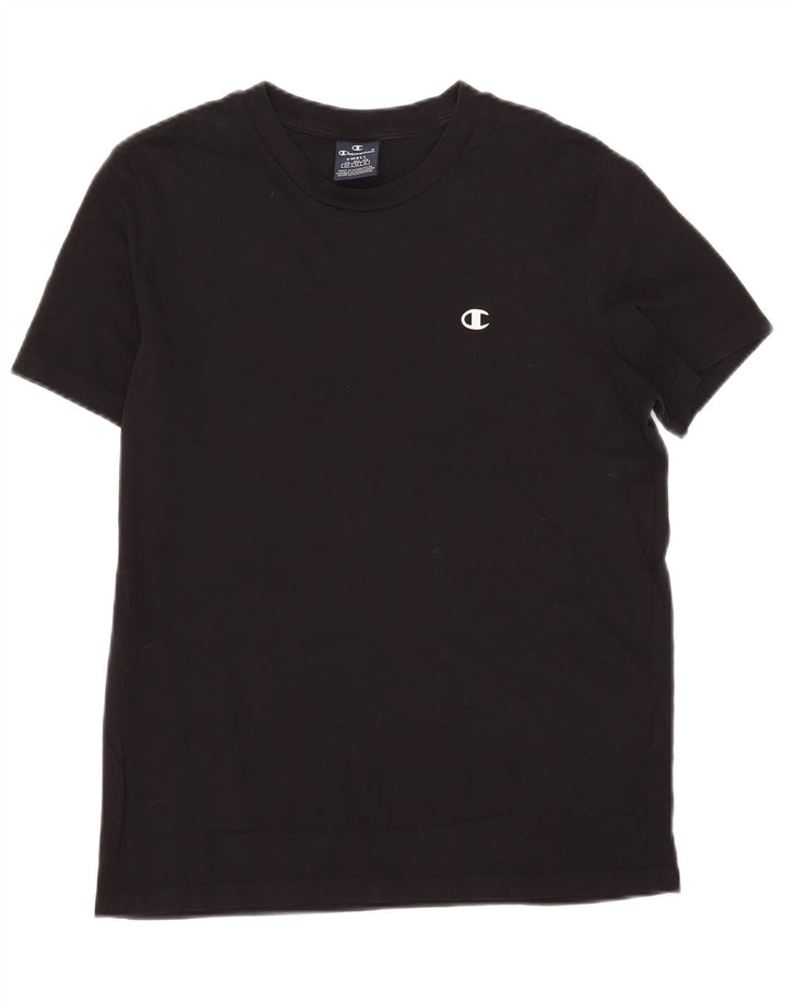 Champion herre T-shirt top lille sort bomuld