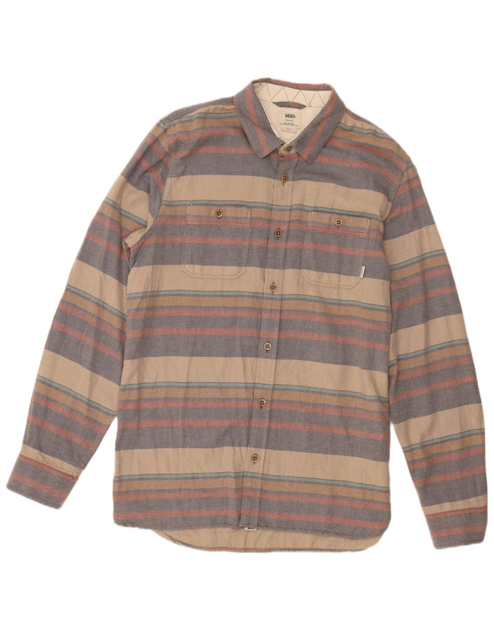 Vans Herre flannelskjorte Medium flerfarvet stribet bomuld