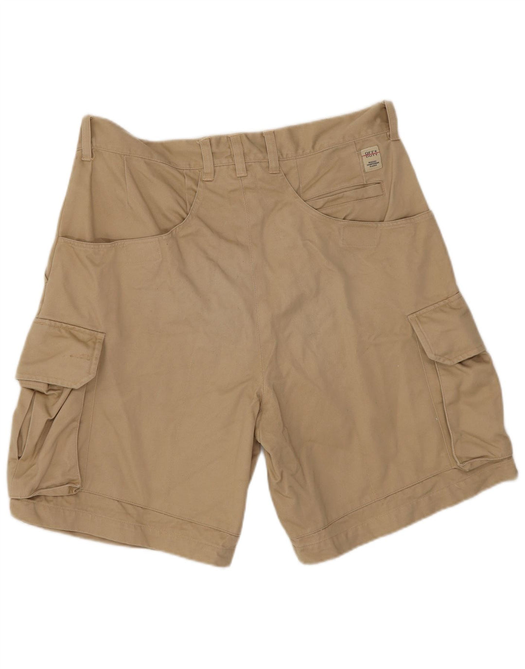 Vintage Herre Regular Cargo Shorts W30 Medium Khaki Bomuld