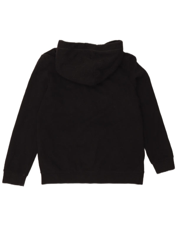 Superdry Dame Oversized hættetrøje Sweater UK 10 Lille sort bomuld