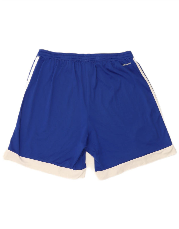 Adidas Herre Climacool Sport Shorts Large Blue Colourblock Polyester