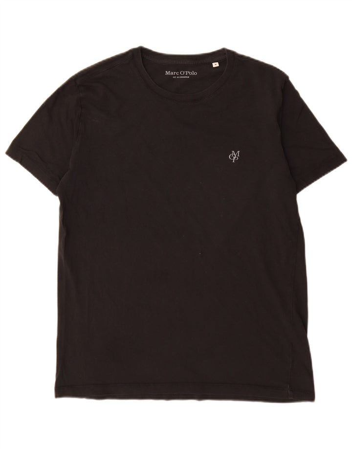 Marc O'Polo Dame T-Shirt Top UK 14 Medium Sort Bomuld