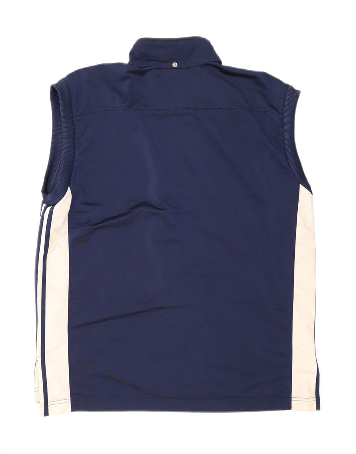 Adidas Herre ærmeløs træningsdragt Topjakke UK 40/42 Medium Navy Blue