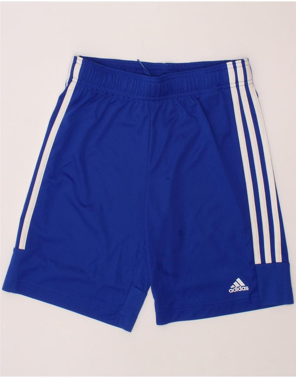 ADIDAS Aeroready Sportsshorts til drenge 11-12 år Blå polyester