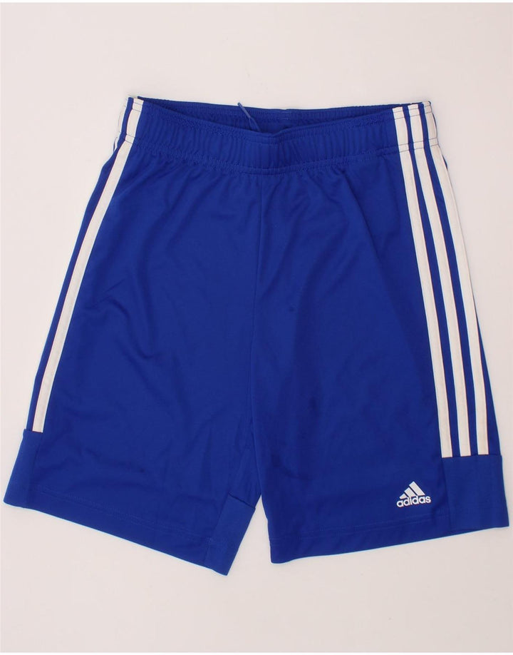 ADIDAS Aeroready Sportsshorts til drenge 11-12 år Blå polyester