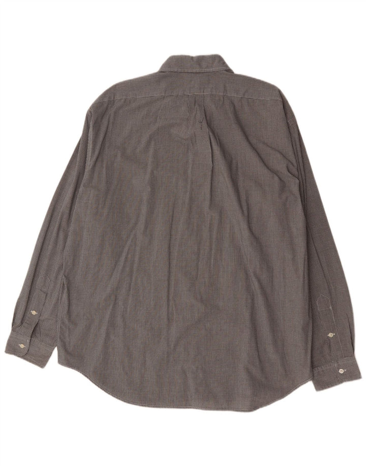 Ralph Lauren Herre Blake skjorte XL Grå Gingham Bomuld