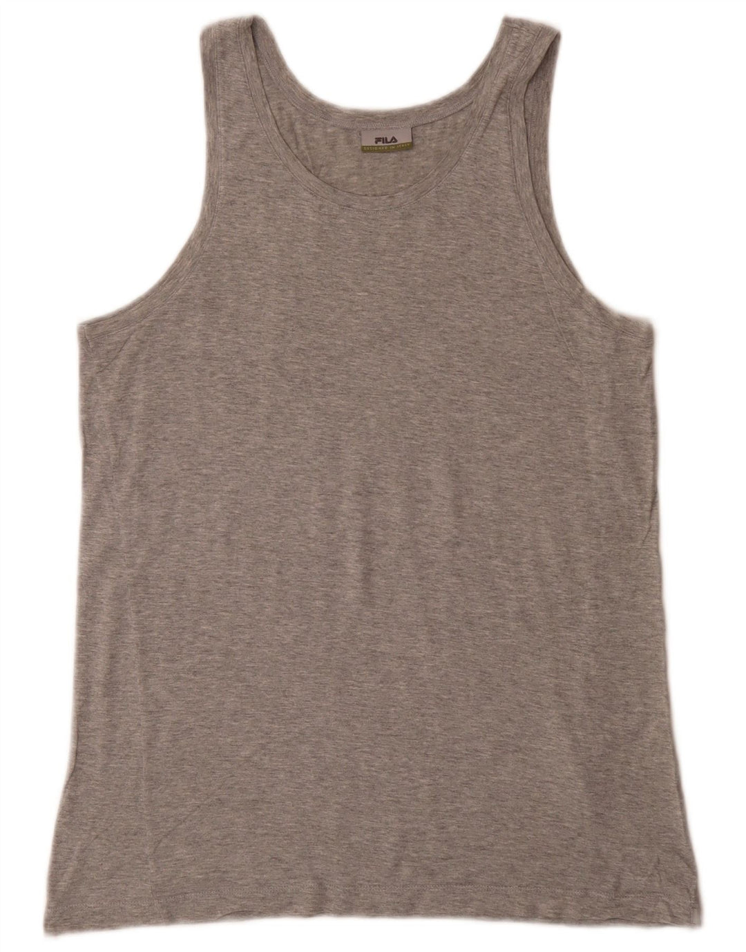 Fila Herrevest Top Medium Grey Flecked Bomuld