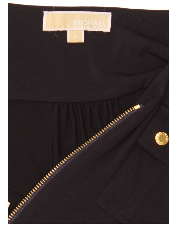 Michael Kors Dame Langærmet Jumpsuit UK 10 Lille Sort
