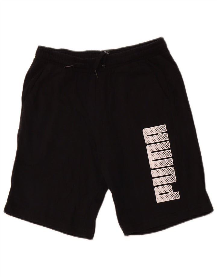PUMA drenge grafiske sportsshorts 11-12 år sorte