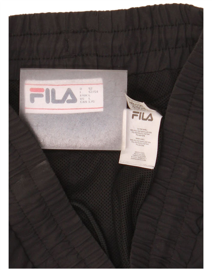 Fila Herre Cargo Træningsdragt Bukser Joggers Large Sort Polyester