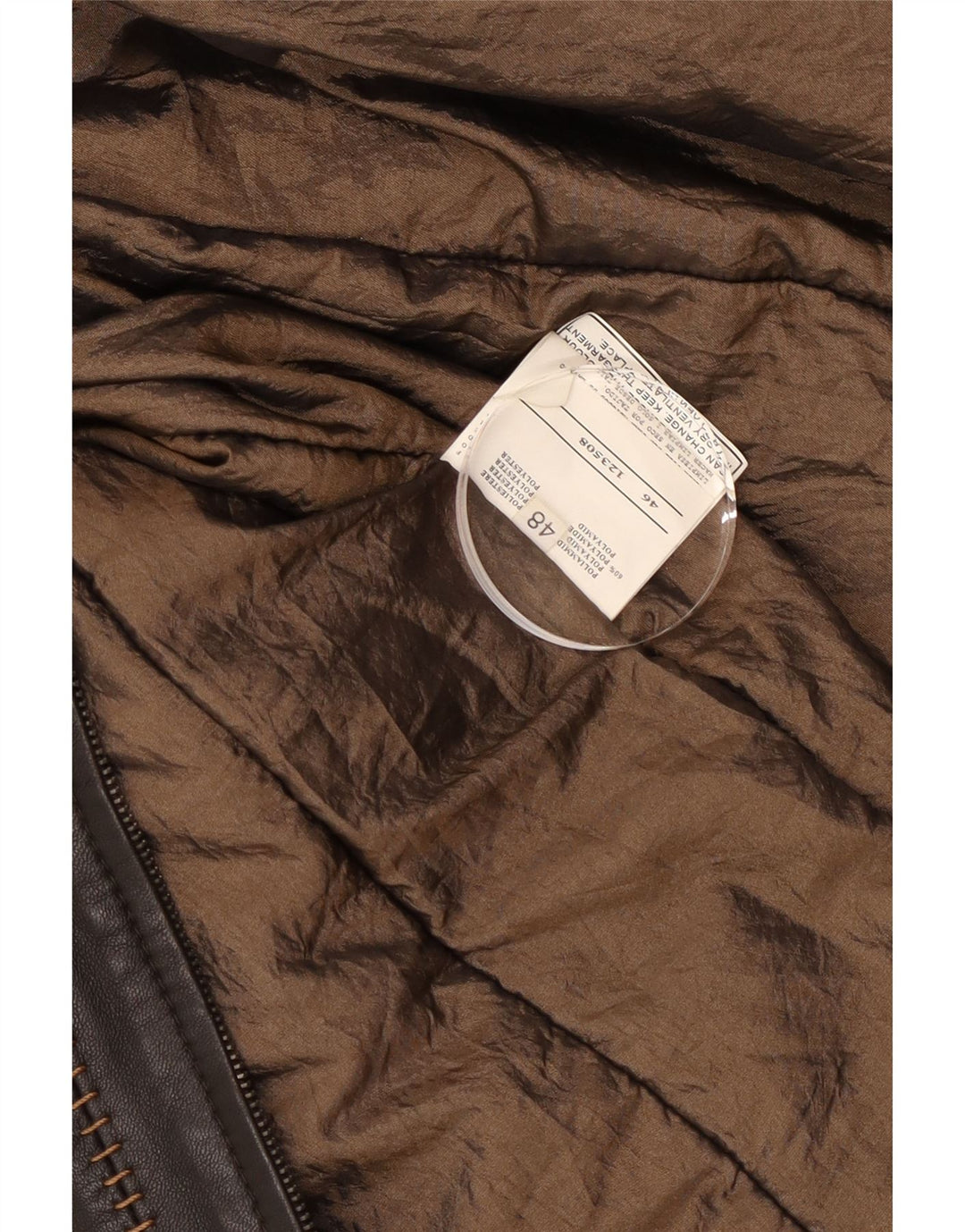 Mabrun Dame Læderjakke IT 48 XL Sort Læder