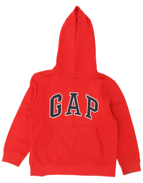 Gap Boys Grafisk Hoodie Jumper 8-9 år M Rød Bomuld
