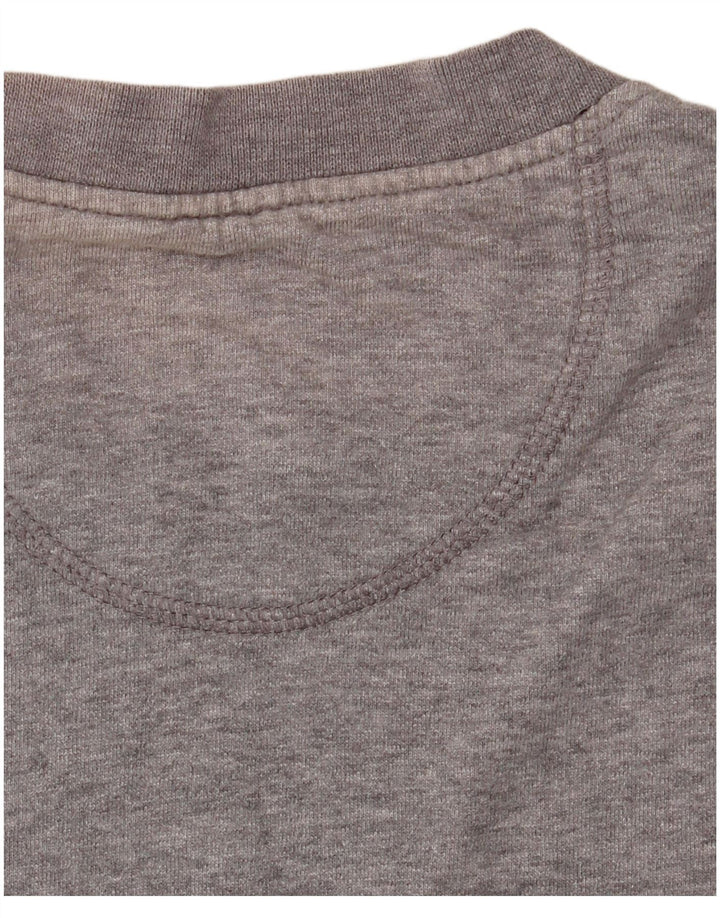 MARKS & SPENCER Herre Blue Harbor Sweatshirt Jumper Medium Grå Flecked