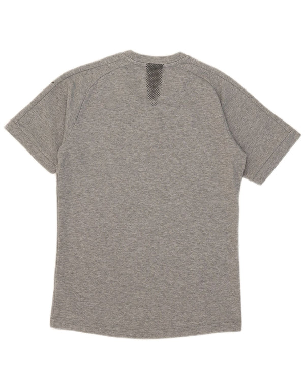 Puma Herre T-shirt Top Medium Grey Flecked Bomuld