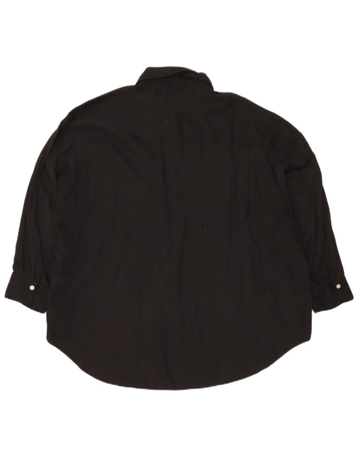 ZARA Oversized skjorte til kvinder UK 18 XL Sort