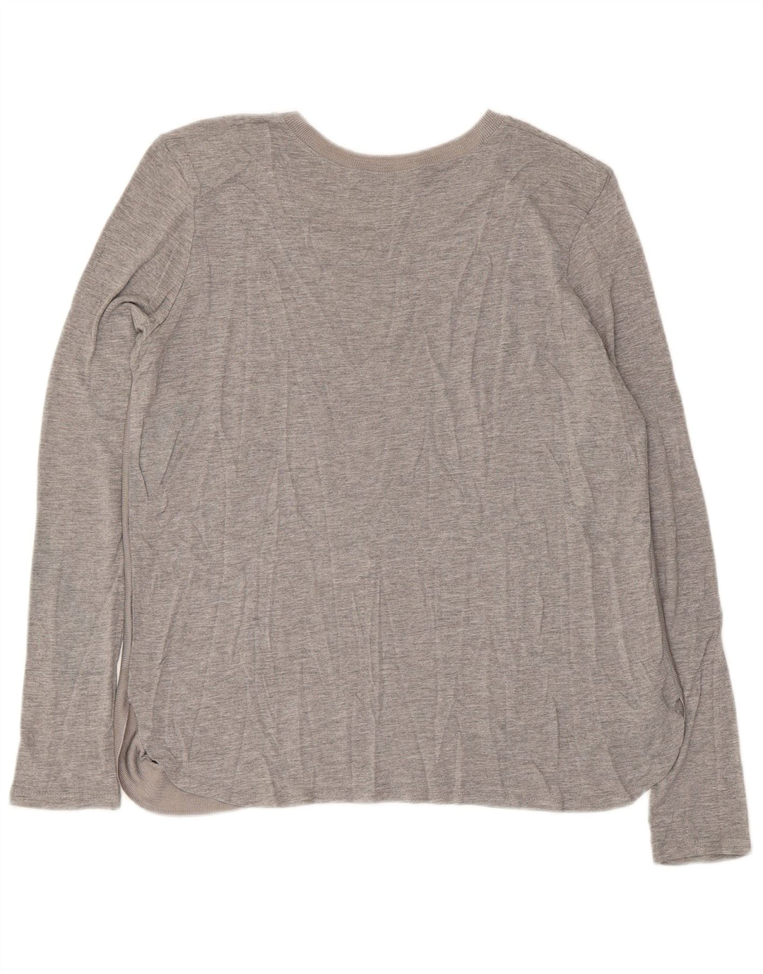 Zara Dame Top Langærmet UK 16 Large Grå Flecked
