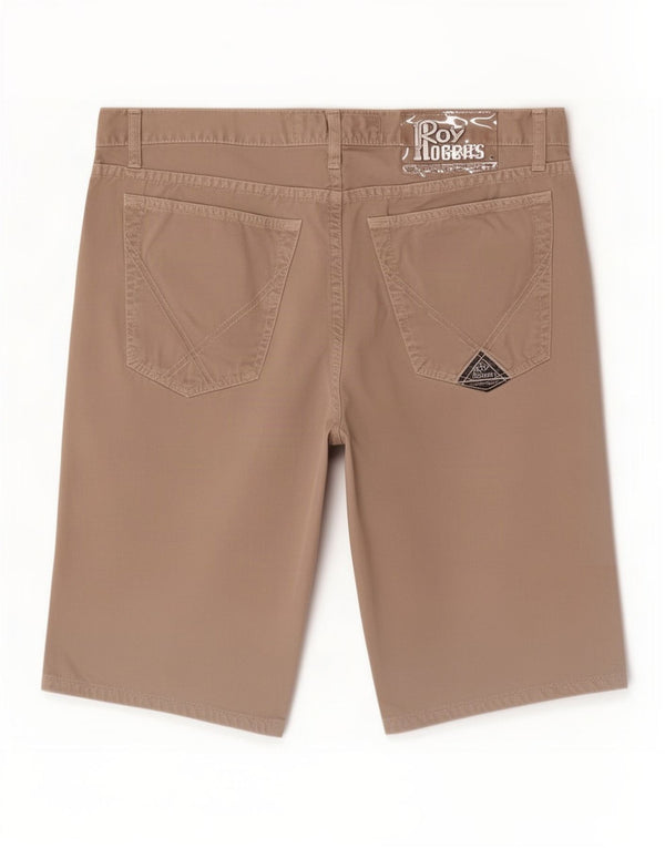 Roy Rogers Herre Casual Shorts Medium W33 Beige Bomuld