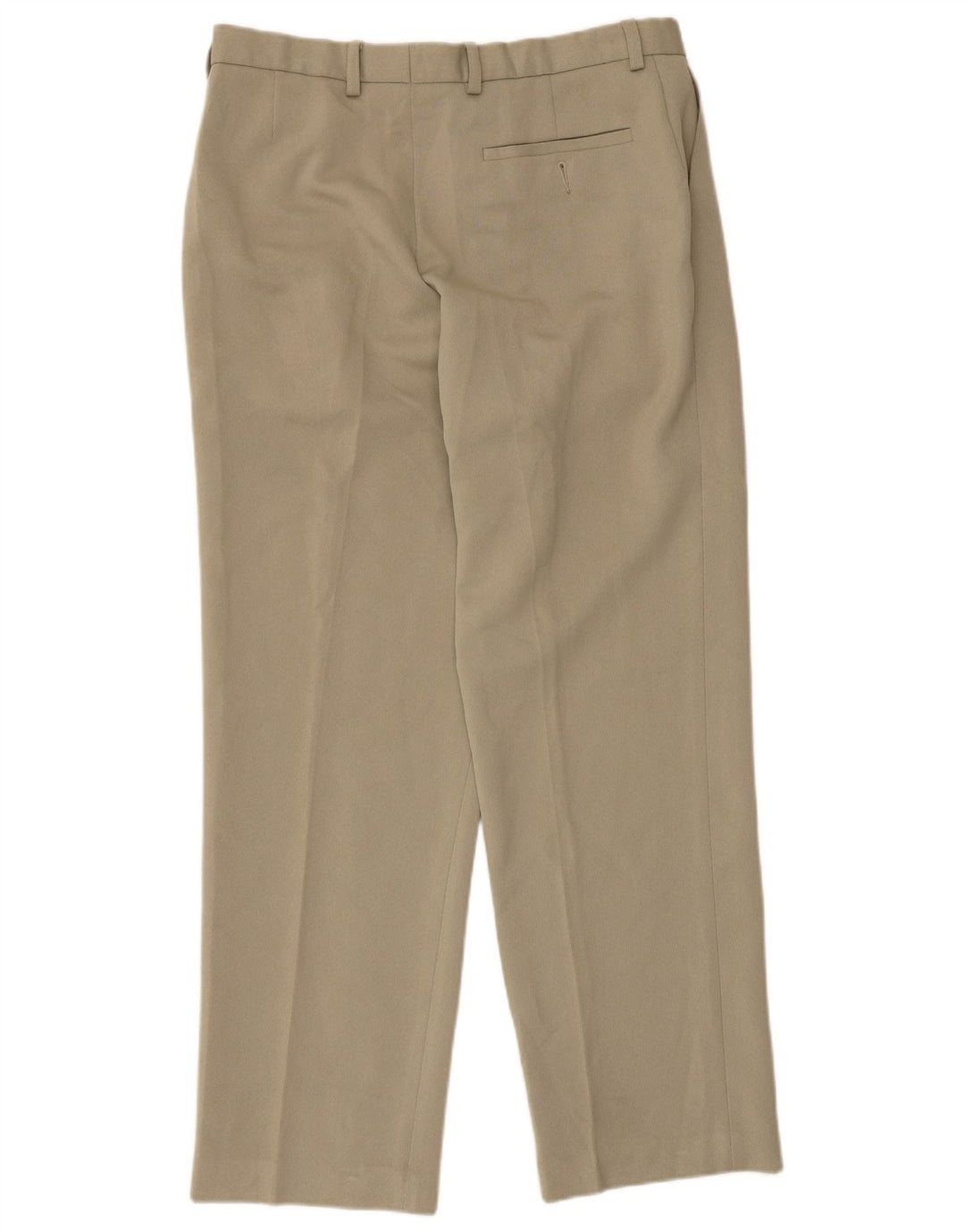 Marks & Spencer Straight Suit Bukser til mænd W34 L31 Beige Polyester