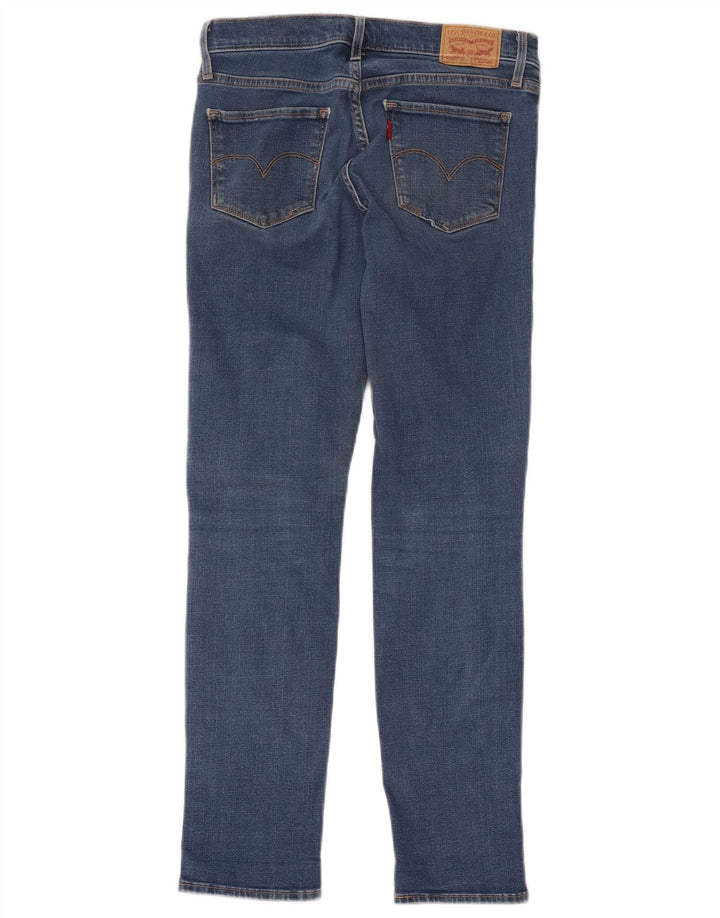 Levi's Dame 312 Distressed Shaping Slim Jeans W28 L27 Blå Bomuld