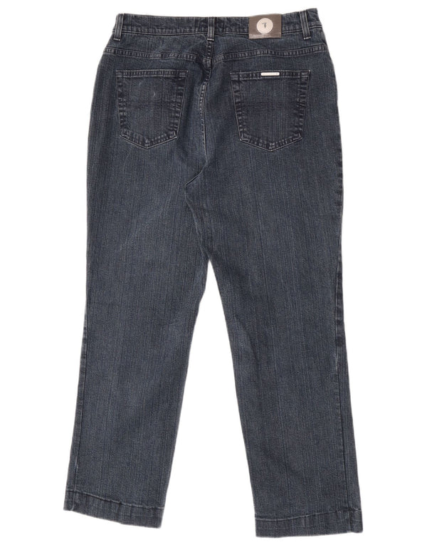 Trussardi Straight Jeans til mænd W33 L27 blå bomuld