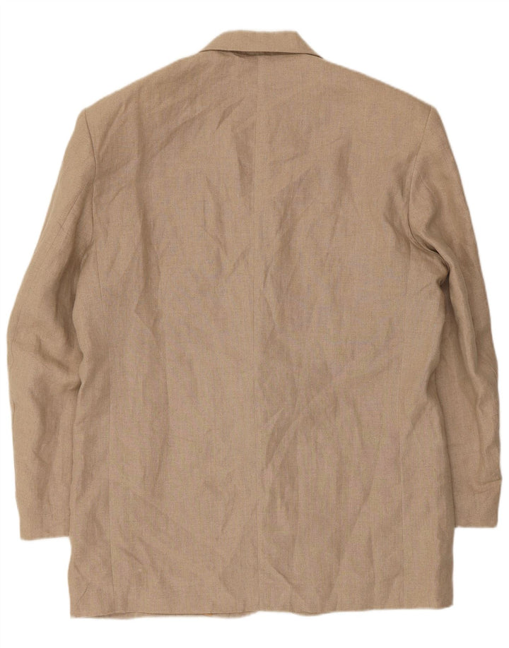 Wampum Herre 2-knaps blazerjakke IT 50 Large Beige Linned