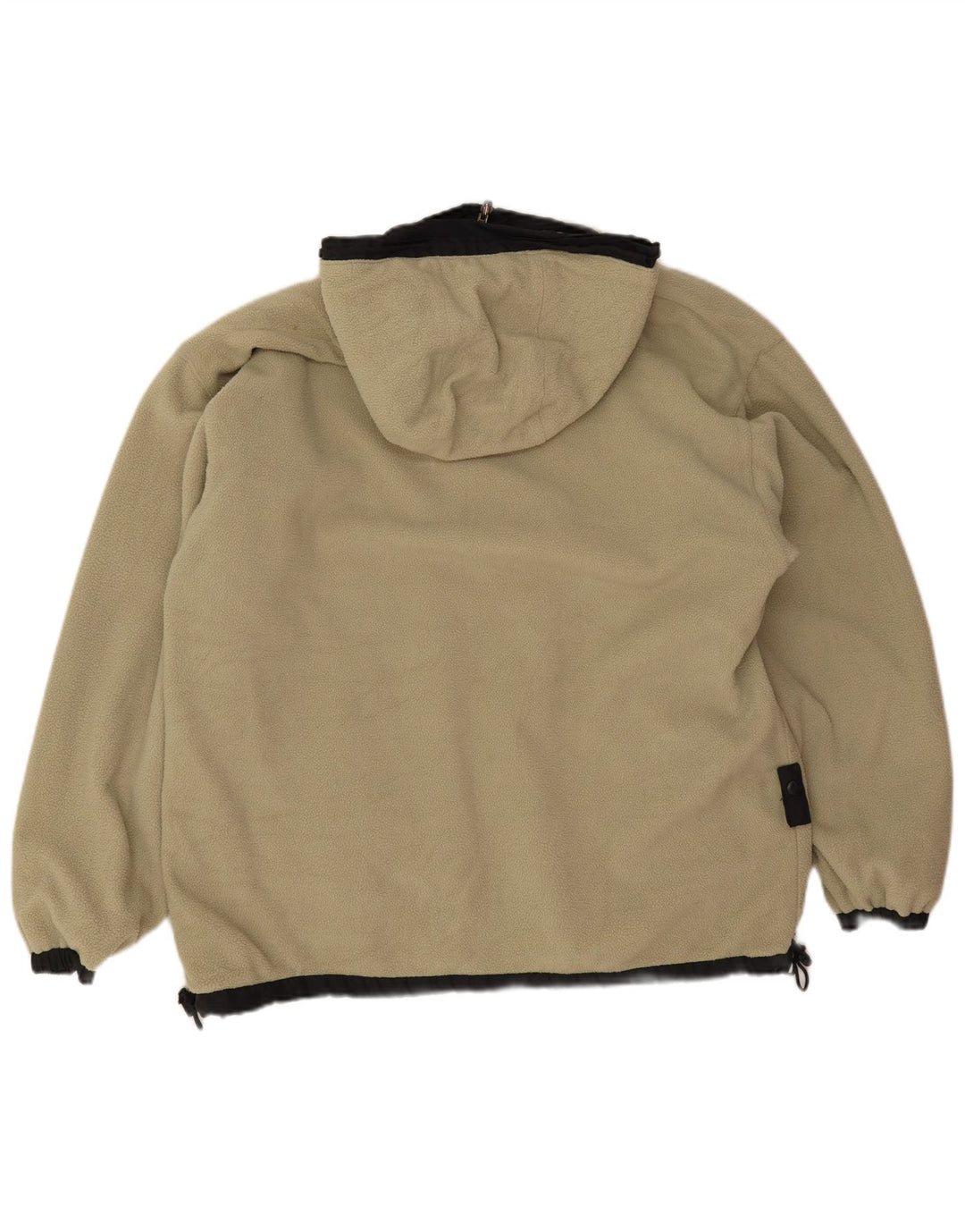 Kappa Herre Hætte Vendbar Windbreaker Jacket UK 36 Small Black Polyester