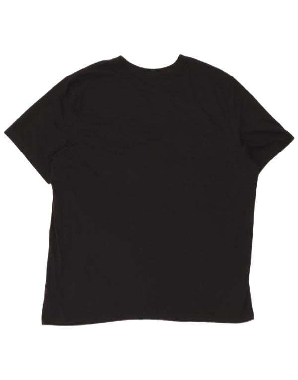 NIKE Herre NBA Grafisk T-Shirt Top 2XL Sort