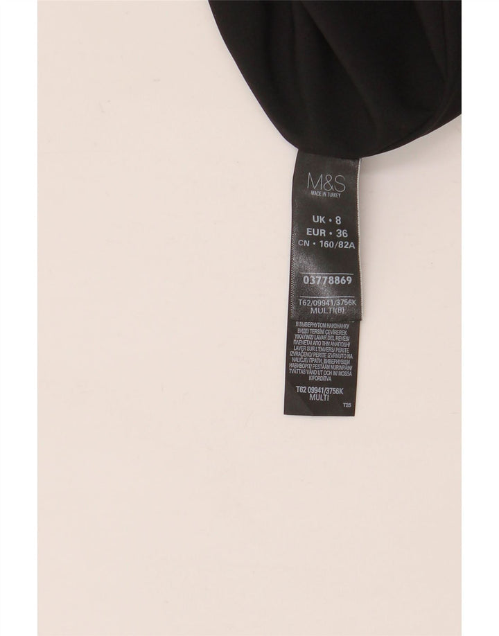 Marks & Spencer Dame A-Line Kjole UK 8 Lille flerfarvet polyester
