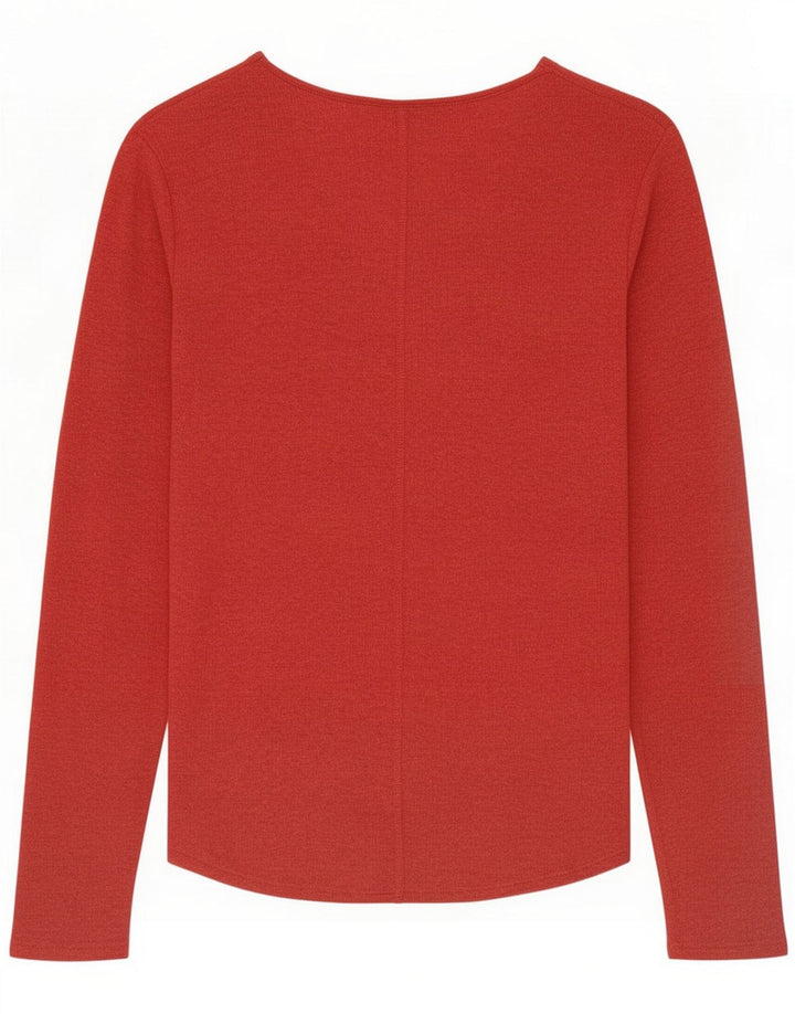 Massimo Dutti Dametop Langærmet UK 10 Small Red