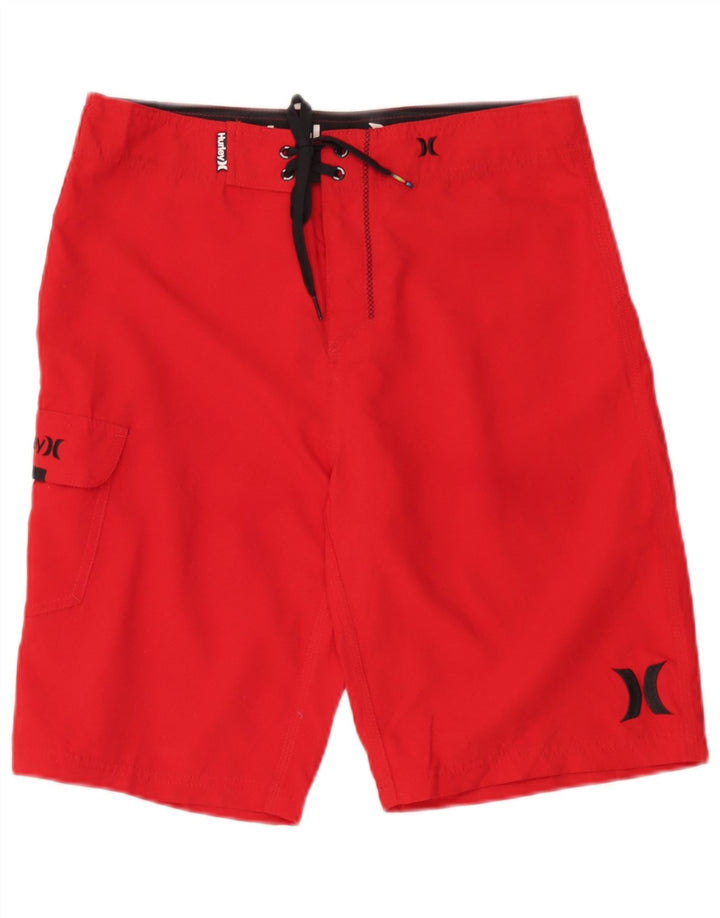 Hurley Badeshorts til mænd Medium rød polyester