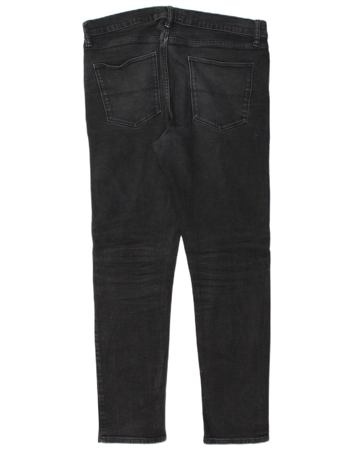 Marks & Spencer Herre Slim Jeans W36 L33 Sort Bomuld