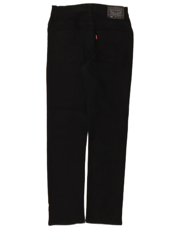 Levi's Boys 502 tilspidsede jeans 13-14 år W27 L27 sort bomuld